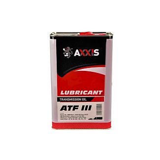 Масло трансмиссионное синтетическое 4л ATF 3 AXXIS