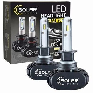 LED лампа для авто H1 P14.5s 50W 6000K Solar