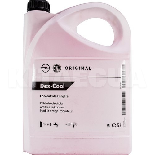 Антифриз-концентрат красный 5л G12 -38ºС Dex Cool Longlife GM (1940678)