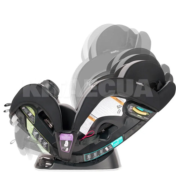Автокресло детское EveryStage DLX Reefs 1.8-54.4 кг Evenflo (184) - 11