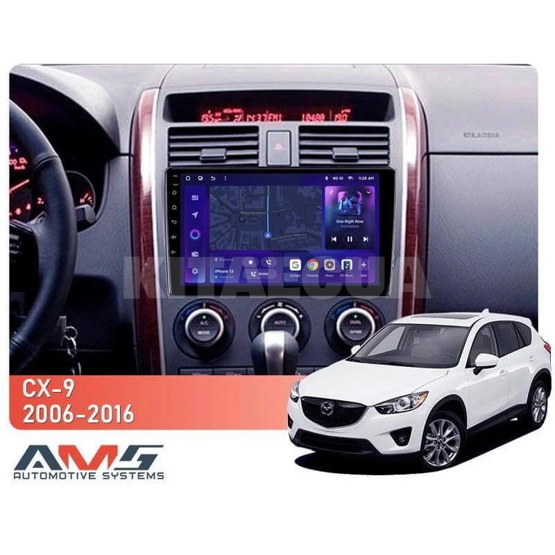 Штатная магнитола MOSS M3 4+32 ГБ 10" Mazda CX-9 TB 2006-2016 AMS (50835) - 2