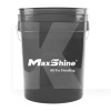 Ведро с крышкой для мойки авто Detailing Bucket Grey 20л серое MaxShine (MSB002-G)
