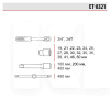 Набор инструментов 3/4" 21 предмет Intertool (ET-8321)