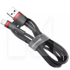 Кабель USB Lightning 1.5A Cafule 2м чорно-червоний BASEUS (CALKLF-C19)