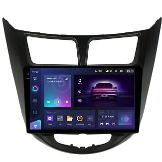 Штатная магнитола CC3 4+64 Gb 9" Hyundai Solaris 1 2010-2016 Black 2k Teyes