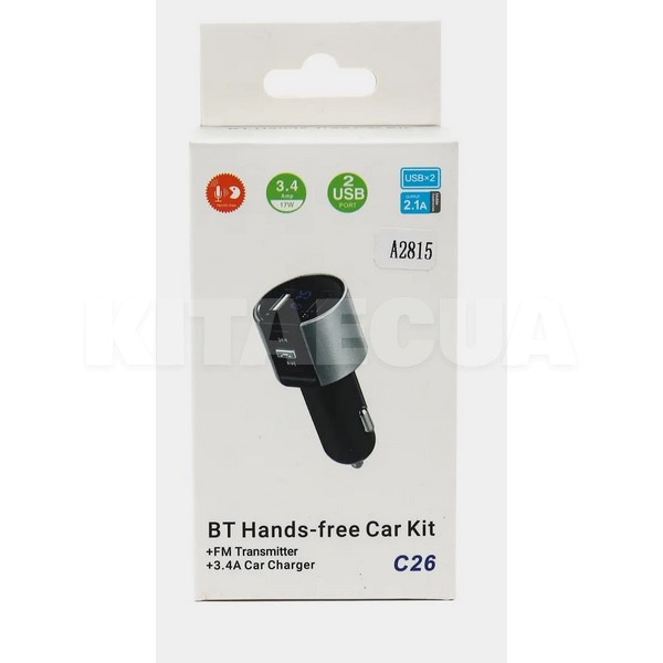 ФМ модулятор C26 Bluetooth 2.1 (10374) - 5