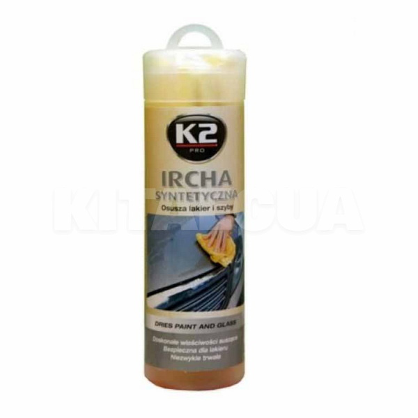 Искусственная замшевая тряпка для авто Synthetic Chamois 43х66см универсальная K2 (M405)
