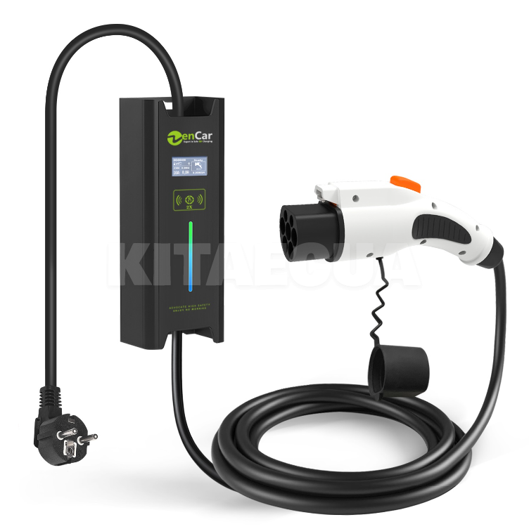 Зарядка Volkswagen ID.4 3.7 Квт 16А 1-фаза GB/T AC (китайское авто) Model A ZENCAR на VOLKSWAGEN ID.4 (MA3GBT)
