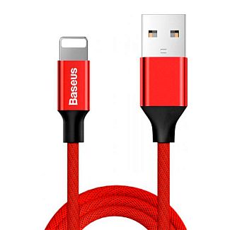 Кабель USB Lightning 1.8м червоний BASEUS