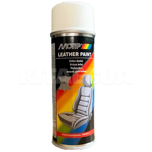 Краска-эмаль белая 400мл для покраски кожи MOTIP (4065-MOTIP)