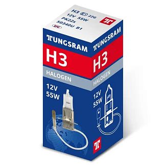 Галогенна лампа H3 55W 12V Standart TUNGSRAM