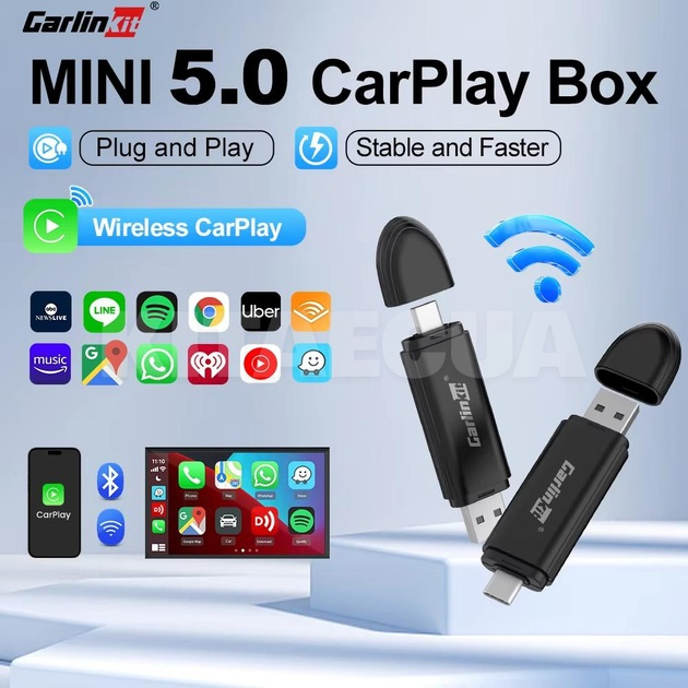 Адаптер Carplay Mini v5.0 Carlinkit (CLK-M3) - 2