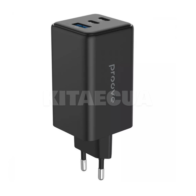 Зарядное устройство 100W 2Type-C+USB Pocket GaN Max черное PROOVE (600690001)