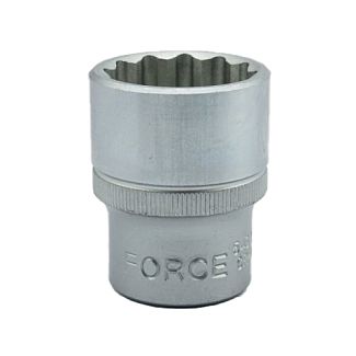 Головка торцевая 12-гранная 23 мм 1/2" 38 мм FORCE