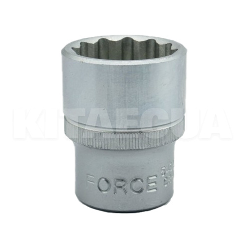 Головка торцевая 12-гранная 23 мм 1/2" 38 мм FORCE (FOR 54923)