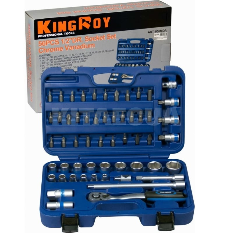 Набор инструментов 1/2" 56 предметов King Roy (13057)