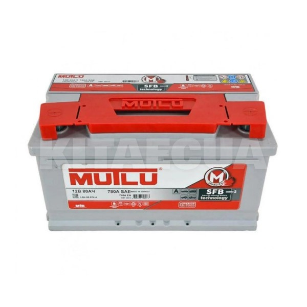 Аккумулятор автомобильный 80Ач 740А "+" справа Mutlu (LB4.80.074.A)