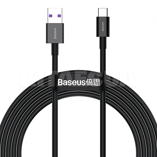 Кабель USB - Type-C PD66W Superior Series 2м черный BASEUS (CATYS-A01)