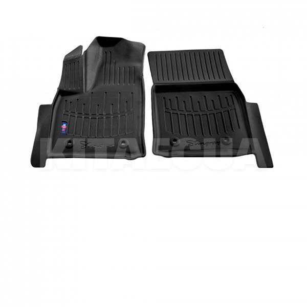 Гумові килимки передні Toyota Land Cruiser 300 (2021-н.в) TL кліпси Stingray (5022082)