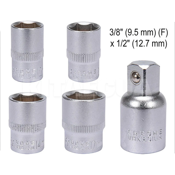 Трещітка ударна акумуляторна 3/8" 2 Ач 45 Нм YATO (YT-82902) - 3