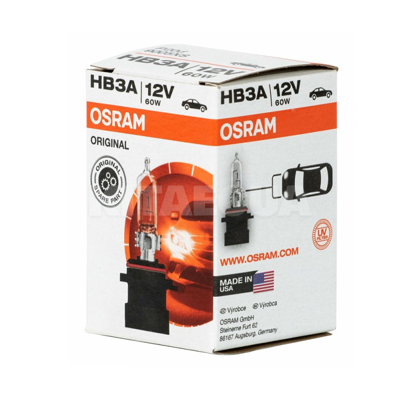 Галогенная лампа HB3A 60W 12V Osram (OS 9005 XS) - 2