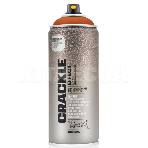 Фарба декоративна ефект розтріскування 400мл EC8004 "copper brown" коричнева матова Crackle MONTANA (418471-MONTANA)