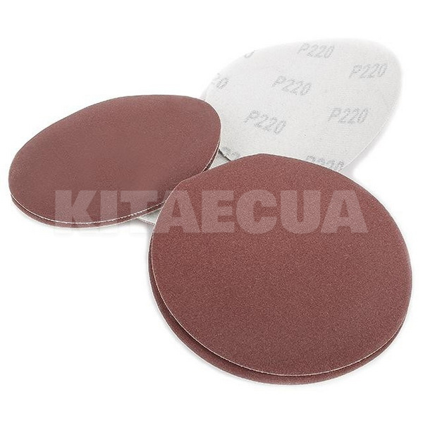 Диск шліфувальний 125 мм P220 (компл 10 шт.) Intertool (BT-0522-INTERTOOL)