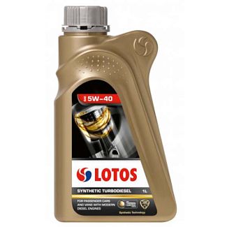 Масло моторне синтетичне 1л 5W-40 SYNTHETIC TURBODIESEL LOTOS