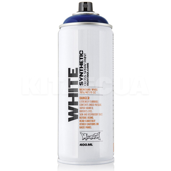 Краска декоративная синтетическая 400мл 5080 темно-синяя White MONTANA (280238-MONTANA)