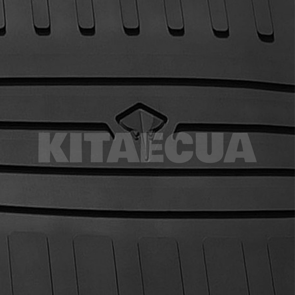 Резиновый водительский коврик Hyundai Tucson (NX4) (2021-н.в.) HK клипсы Stingray (1009394 ПЛ) - 2