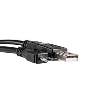 Кабель USB - microUSB 0.5м черный PowerPlant
