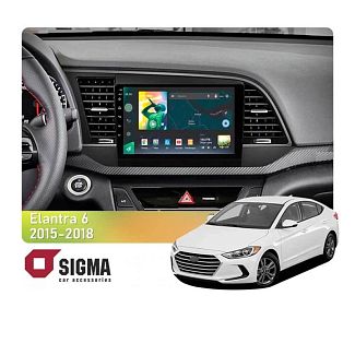 Штатная магнитола X9464 4+64 ГБ 9" Hyundai Elantra 6 2015-2018 (A) SIGMA4car