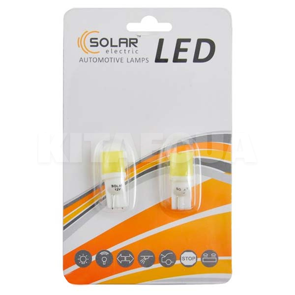 LED лампа для авто W5W T10 Solar (LC343_B2)