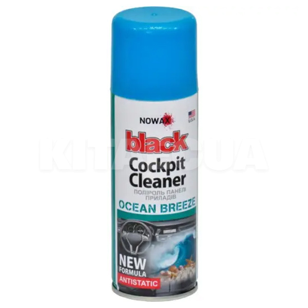 Поліроль для пластику "океанський бриз" 200мл Ocean Breeze Black Cockpit Cleaner NOWAX (NX00210)