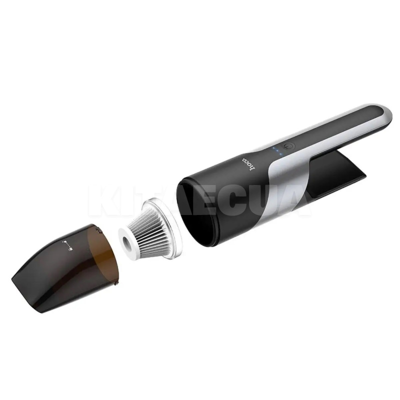 Автомобильный пылесос портативный 80 Вт Azure Portable Vacuum Car Cleaner черный HOCO (6931474712646) - 3