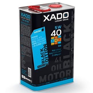 Масло моторное синтетическое 4л 5W-40 АМС Black Edition C3 XADO