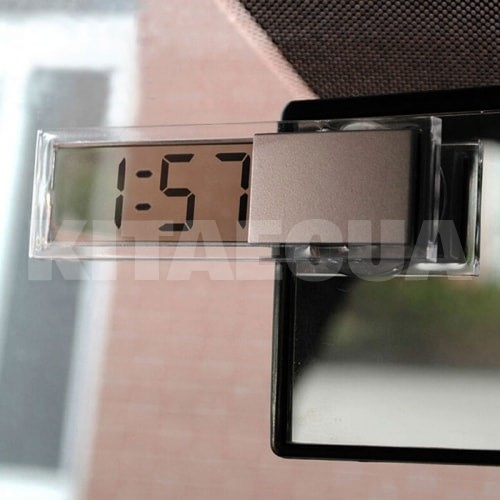 Автомобільний годинник з кріпленням на присоску 001 LCD (24000140) - 3