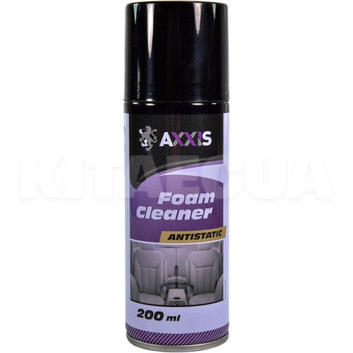 Очищувач оббивки салону 200мл пінний Foam Cleaner AXXIS (G-5014)