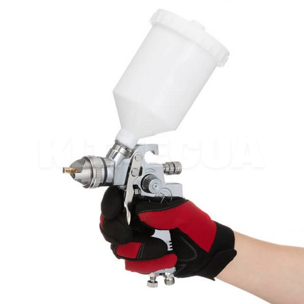 Краскопульт пневматический HVLP 1.3мм бачок 3 бар 600мл Intertool (PT-0106-INTERTOOL) - 7