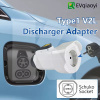 Переходник для зарядной станции (разрядник) Type1 - Schuko V2L (розетка) 3.5 кВт 16А EVqiaoyi (SC-V2LT1)