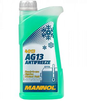 Антифриз зеленый 1л AG13 -40°C Mannol