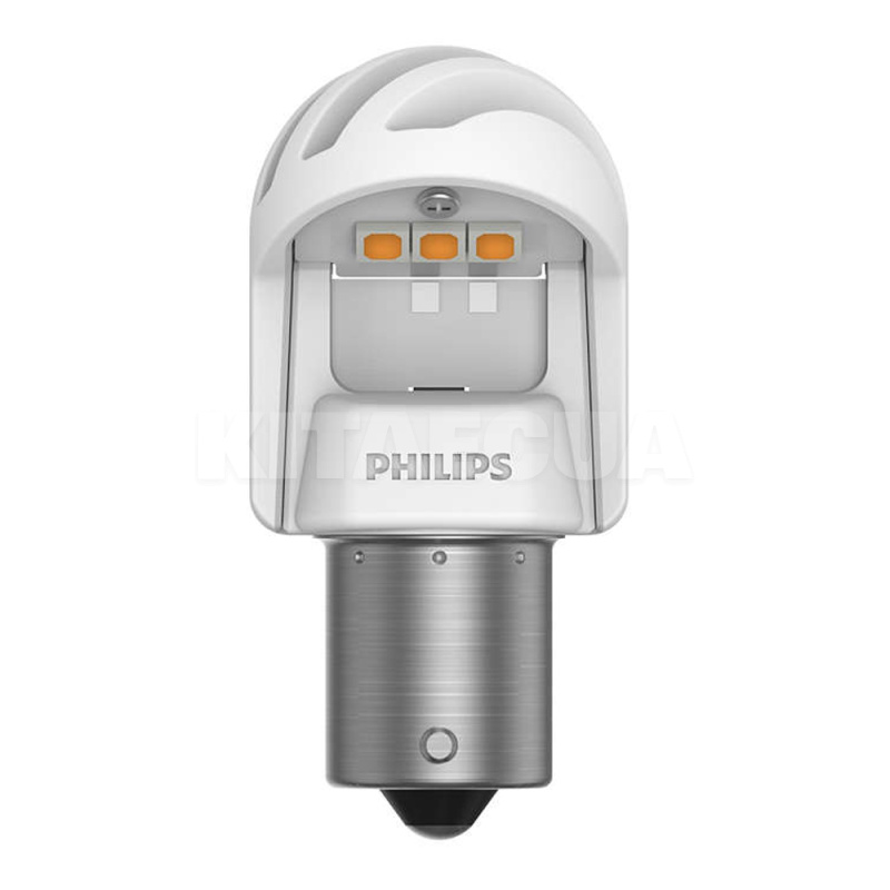 LED лампа для авто Ultinon X-treme BAU15s 1.8W amber (комплект) PHILIPS (11498XUAXM)