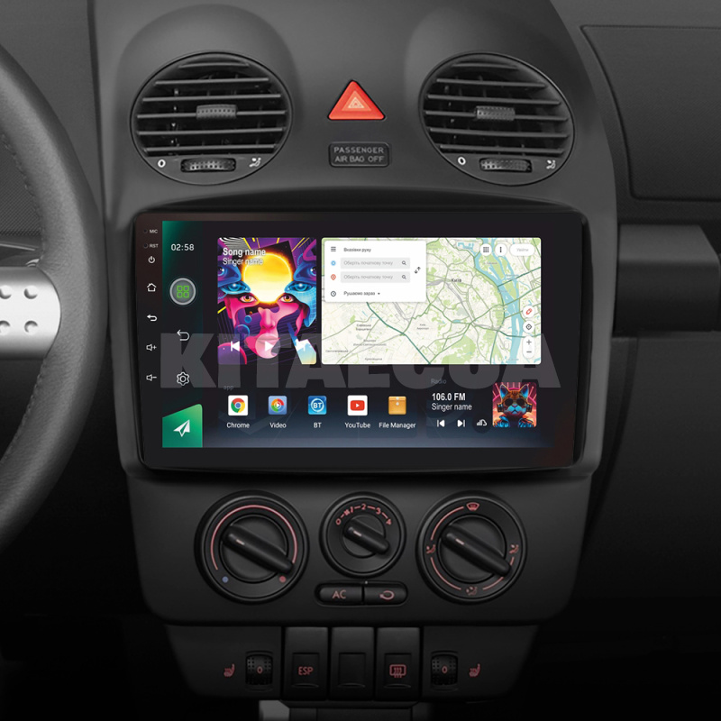 Штатная магнитола PRO 9464 4+64 Gb 9" Volkswagen Beetle A4 2002-2011 SIGMA4car (40005) - 3