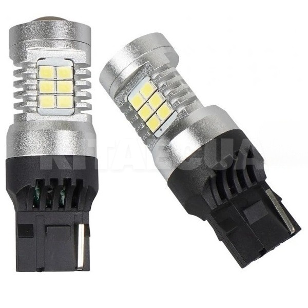 Светодиодная лампа E8 9/18V W21W 5500K (компл.) AMS (41242) - 5