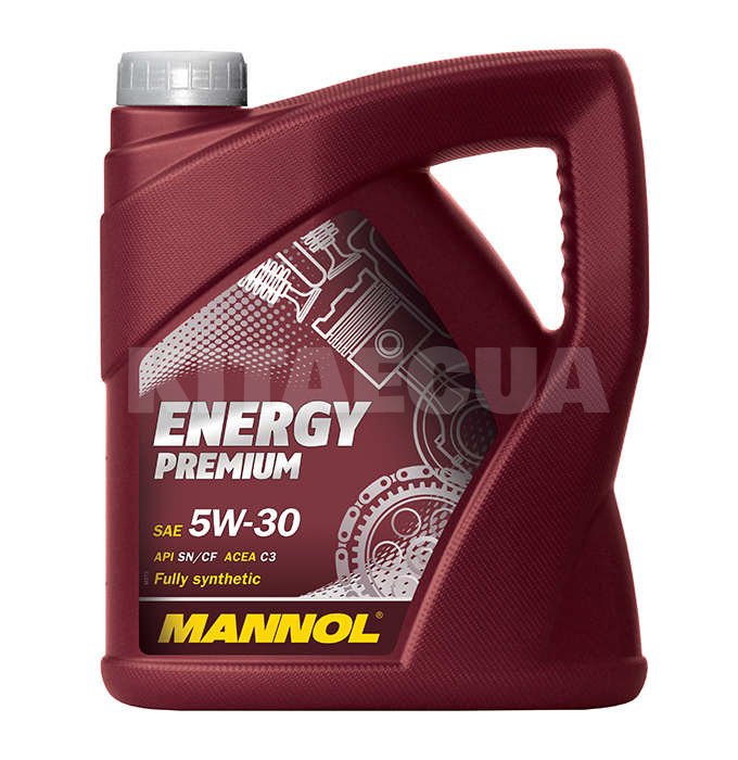 Масло моторное синтетическое 4л 5W-30 Energy Premium Mannol (MN7908-4) - 2