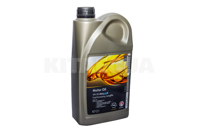 Масло моторное синтетическое 2л 5W-30 Dexos2 GM (1942001) - 3