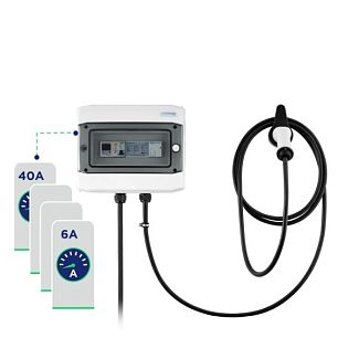 Зарядка для электромобиля Type Tesla 9.2 кВт 40А 1-фаза UACHARGER