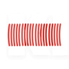 Смуга світловідбивна на маточину колеса червона (20шт.) (20Pcs-Reflective-Strips-Red)
