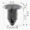 Клипса обшивки кузова на GM / Chrysler / Dodge / Jeep (компл 10 шт) Clipss (0436)