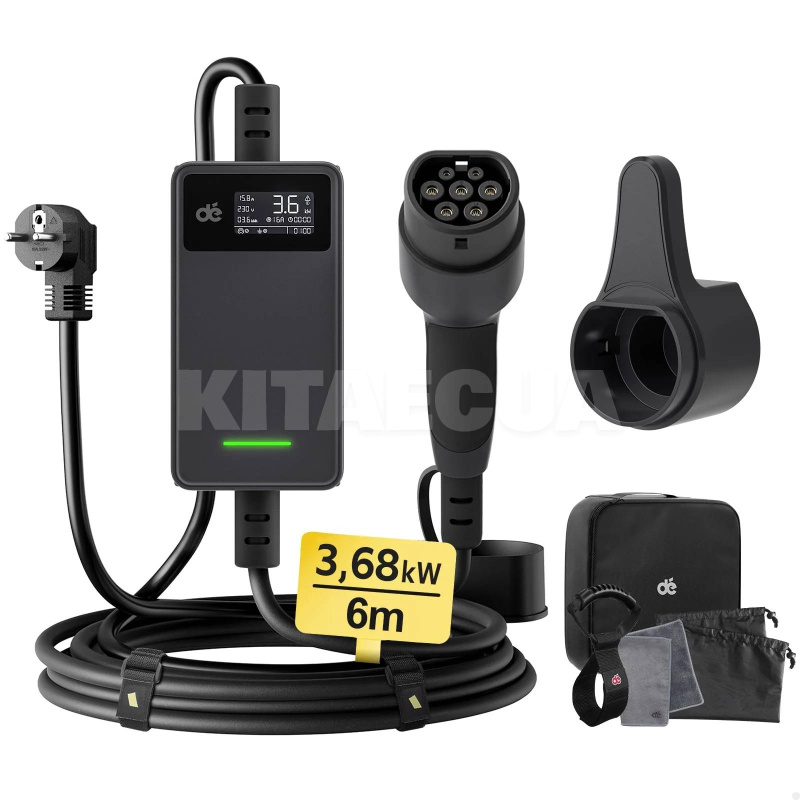 Зарядка Audi E-Tron 3.7 кВт 16А 1-фаза Type 2 (европейское авто) DEPOW (DE3.5-16-1PH-TP2-C6)